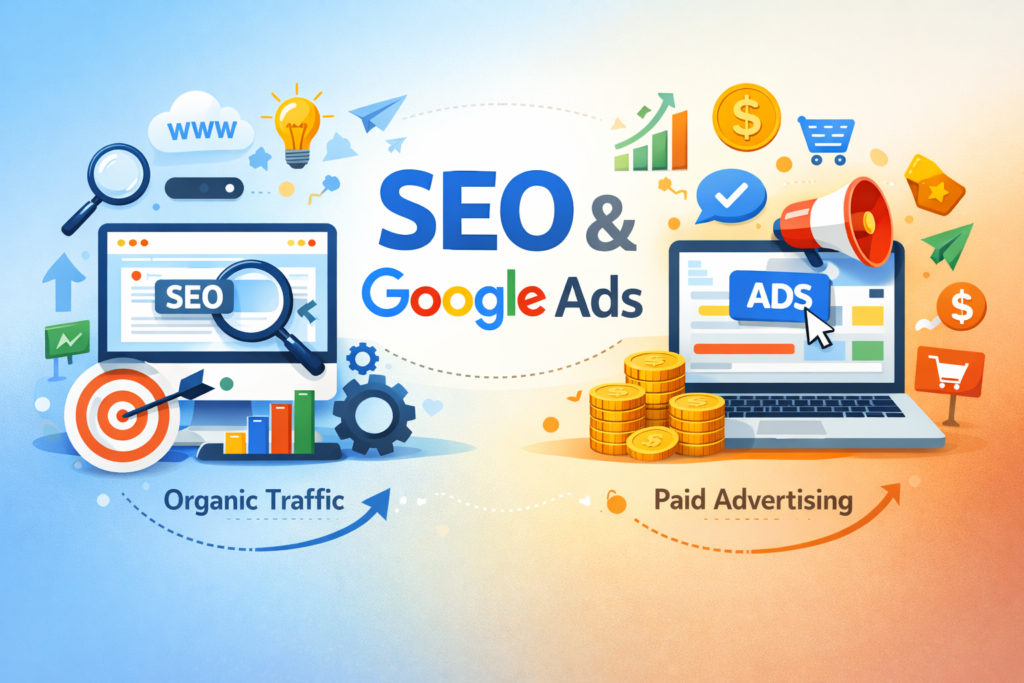 SEO vs Google Ads: Which Digital Marketing Strategy Is Best for Your Business? SEO vs Google Ads