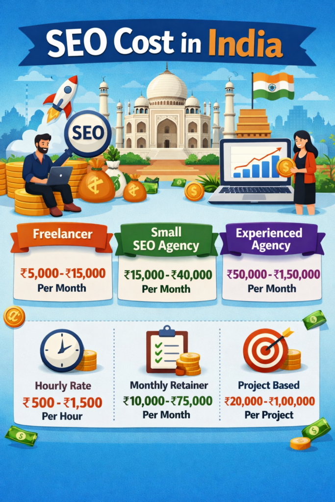 How much does digital marketing Cost in india